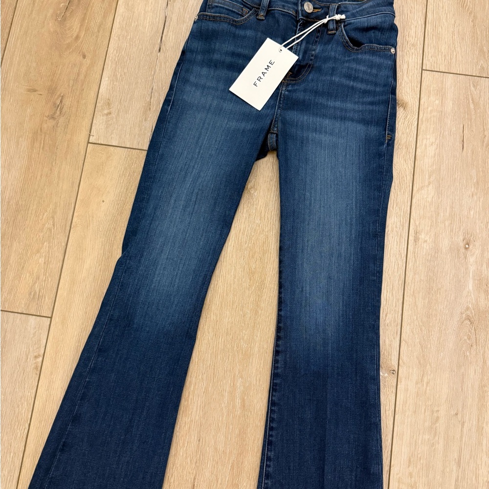 Frame Le Crop Mini Boot Denim size 23
